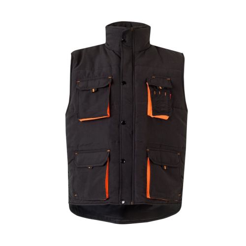 VL NERGAL - Chaleco acolchado, bicolor, multibolsillos (120g/m²), en poliéster (100%)