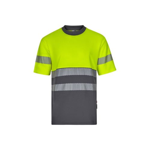 VL BASTET - Camiseta de piqué bicolor (150g/m²), en algodón (55%) y poliéster (45%)