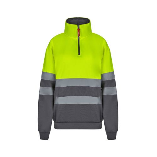 VL THOR - Sudadera bicolor (300g/m²) en tejido polar de poliéster (100%)