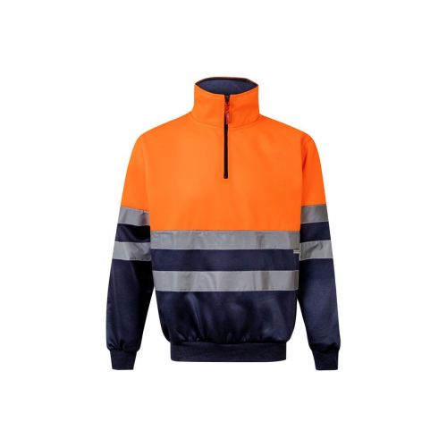 VL THOR - Sudadera bicolor (300g/m²) en tejido polar de poliéster (100%)