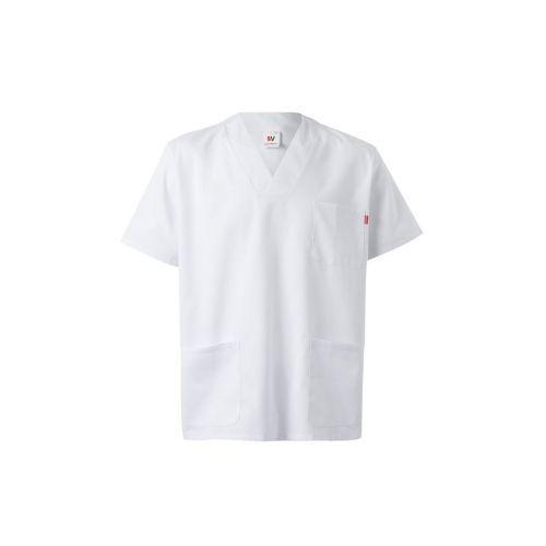 VL TLALOC - Twill tunic (190g/m²) with short sleeves, in polyester (65%) and cotton (35%)