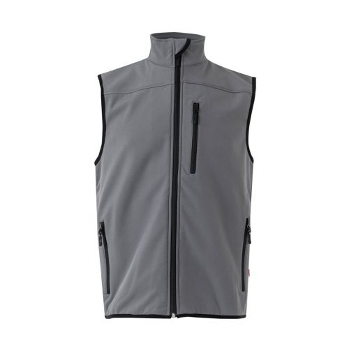 VL VARUNA - Chaleco soft shell (280g/m²), con forro polar, en poliéster (94%) y elastano (6%)