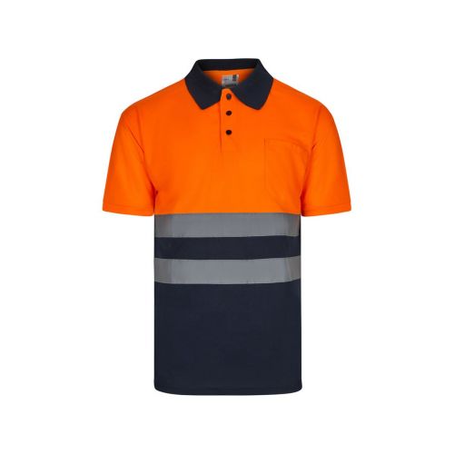 VL FORTUNA - Polo bird-eye (140g/m²) con manga corta, en poliéster (100%)
