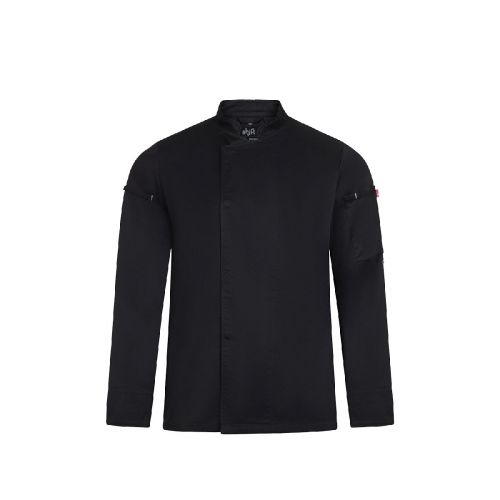 VL AGNI - Chaqueta de cocina unisex (190 g/m²) fabricada con algodón (35 %) y poliéster reciclado (65 %)