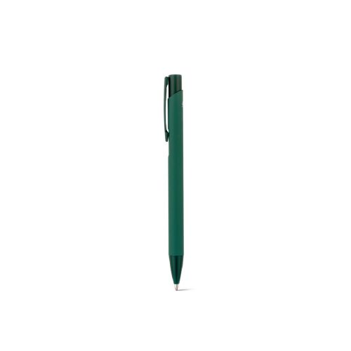 CLINT - Bolígrafo de aluminio reciclado (100% rAL) con acabado de goma
