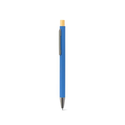 ZYLEN - Bolígrafo de aluminio reciclado (100% rAL), con acabado de goma