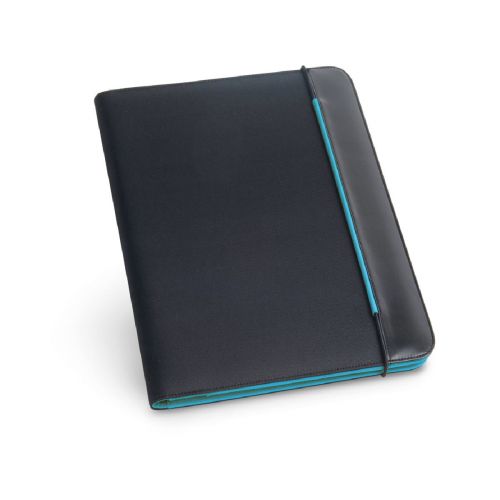FITZGERALD - Portafolios A4 en PU y 800D con bloc de páginas rayadas