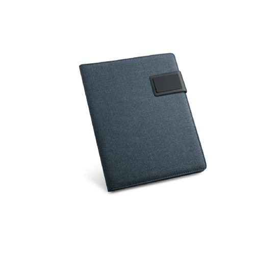 PYNCHON - Portafolios A5 en imitación lino y PU con bloc de páginas rayadas