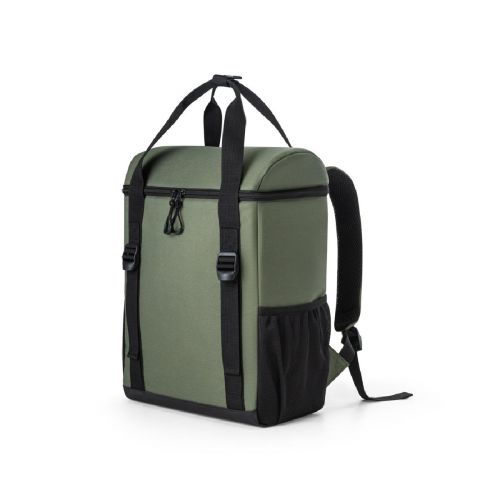 ROMA L - Mochila térmica acolchada en poliéster reciclado 600D ripstop 16 L