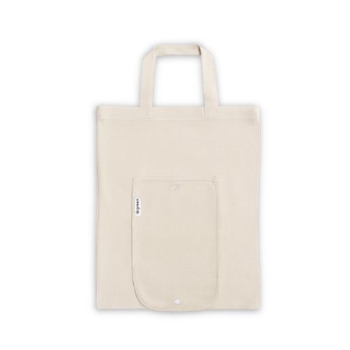 BEIRUT - Bolsa plegable de algodón (50%), algodón reciclado (30%) y poliéster (20% rPET) (140 g/m²)