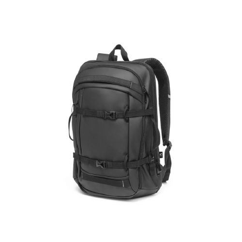 KAMPALA - Mochila para portátil en poliéster reciclado de alta densidad 900D, con revestimiento resistente al agua y forro de poliéster reciclado 210D 17'3