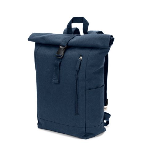 SAINT - Mochila enrollable de algodón reciclado y poliéster reciclado (380 g/m²)