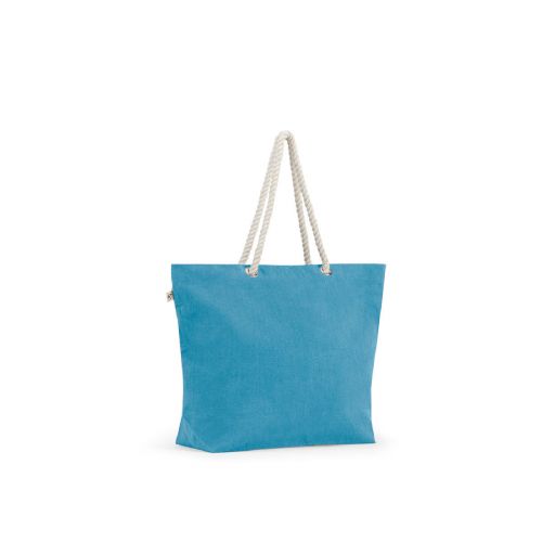 ATHENS - Bolsa de playa en algodón reciclado (70%) y poliéster reciclado (30%) (220 g/m²)