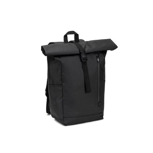OSASCO BPACK - Mochila roll top con diseño de sistema de cierre que permite enrollar la parte superior para ajustarse al volumen de la mochila en poliéster reciclado 600D