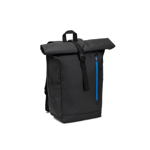 OSASCO BPACK - Mochila roll top con diseño de sistema de cierre que permite enrollar la parte superior para ajustarse al volumen de la mochila en poliéster reciclado 600D