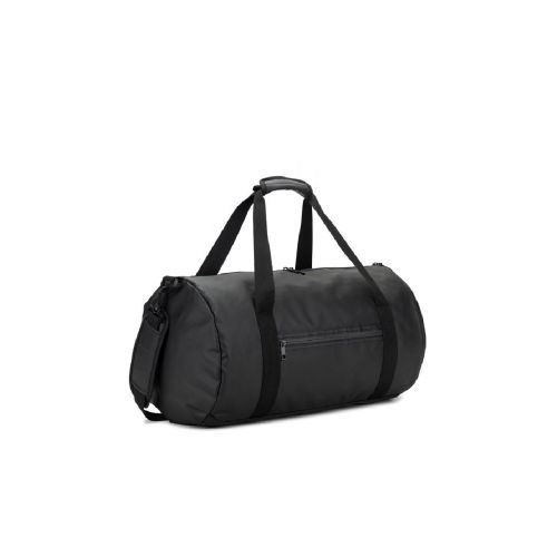 OSASCO SPORT - Bolsa de deporte de forma cilíndrica fabricada en poliéster reciclado 600D de alta densidad con compartimento lateral para zapatillas