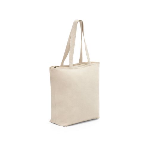 HACKNEY - Bolsa de algodón 100% con cremallera (280 g/m²)