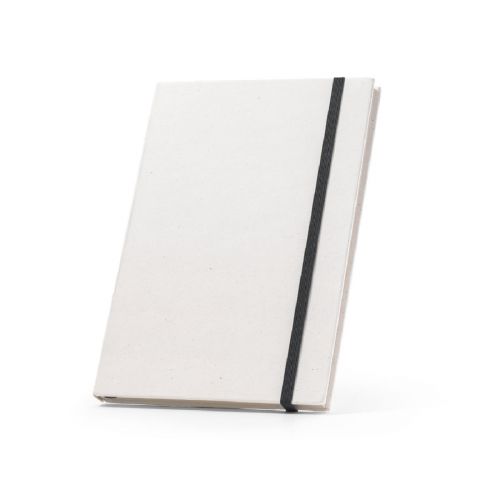 MILKY - Libreta A5 con tapa rígida en papel 100 % reciclado