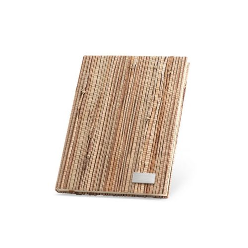 NERUDA - Libreta A5 con tapa dura en fibra de paja natural