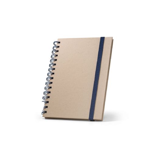 PROUST - Libreta A5 de anillas, tapa dura, fabricada en papel de caña de azúcar (80% caña de azúcar), con páginas lisas