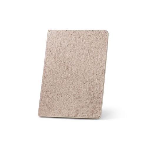 TEAPAD SEMI-RIGID - Bloc de notas A5 con tapa semirrígida elaborado a partir de residuos de hojas de té (65%)