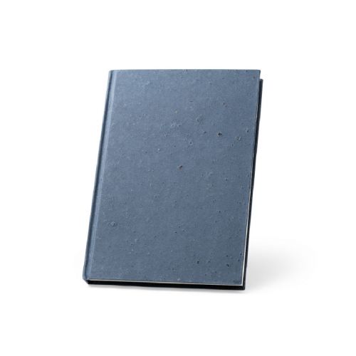 COFFEEPAD RIGID - Bloc de notas A5 con tapa dura elaborado con residuos de cascarilla de café (65%)