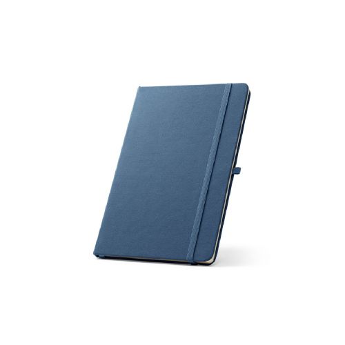 ANNE - Cuaderno A5 en poliéster reciclado (100% rPET) con páginas a rayas