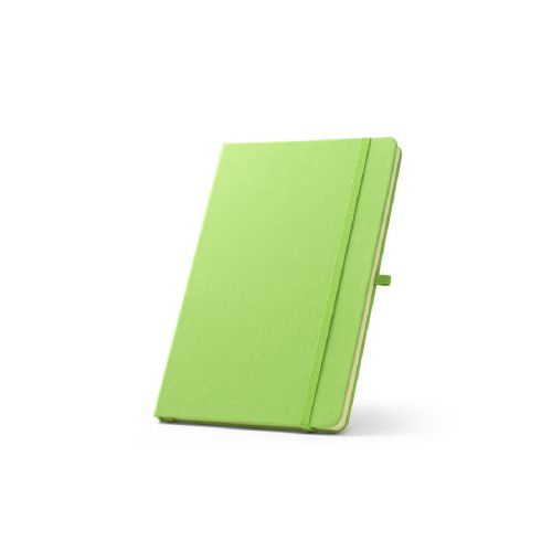 ANNE - Cuaderno A5 en poliéster reciclado (100% rPET) con páginas a rayas