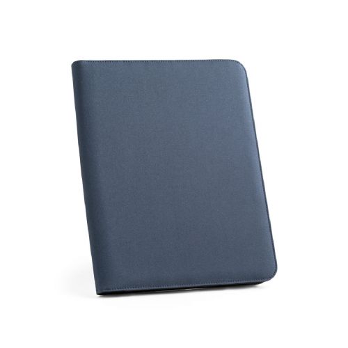 EMERGE FOLDER - Carpeta tamaño A4 hecha en poliéster reciclado (100% rPET) 300D con cremallera
