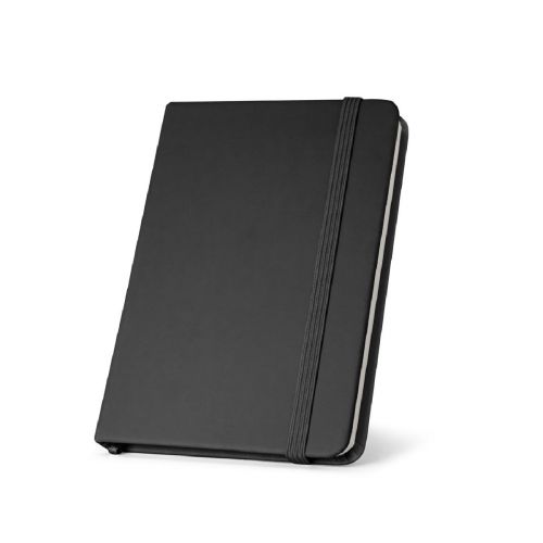 CAMPUS - Cuaderno A5 de tapa dura en PU (35% reciclado) con páginas rayadas 100% reciclado