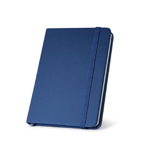 CAMPUS - Cuaderno A5 de tapa dura en PU (35% reciclado) con páginas rayadas 100% reciclado