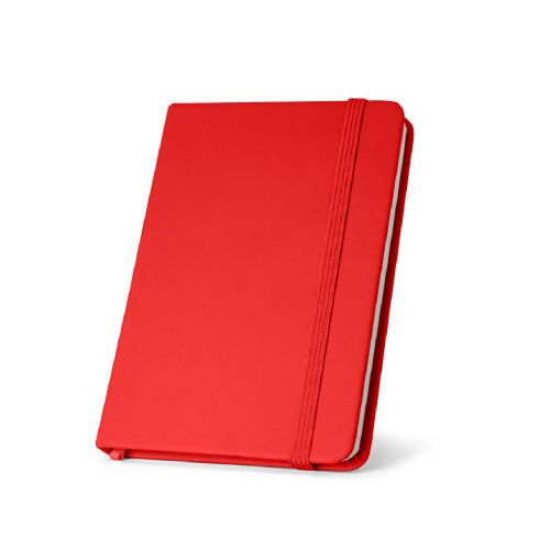 CAMPUS - Cuaderno A5 de tapa dura en PU (35% reciclado) con páginas rayadas 100% reciclado