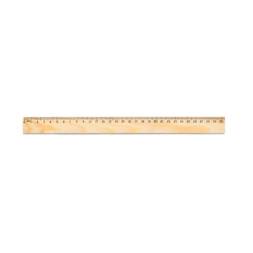 WESLEY 30 - Regla de madera de pino con escala de 30 cm