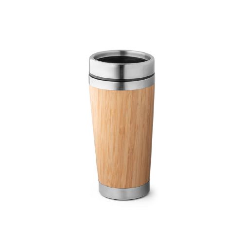 PIETRO - Vaso de viaje de bambú de 500 mL