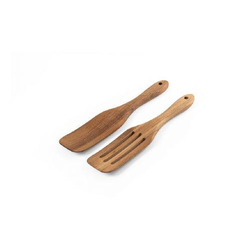 BATALI - Juego de dos cubiertos en madera de acacia