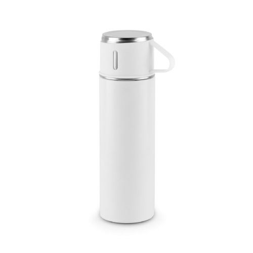 COMANECI - Botella de acero inoxidable de doble pared (90% reciclado) con acabado mate 490 mL