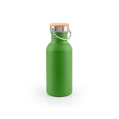 EWING - Botella de acero inoxidable de pared simple (90% reciclada)