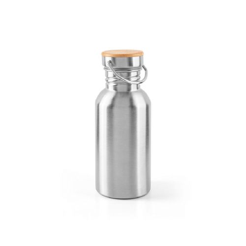 EWING - Botella de acero inoxidable de pared simple (90% reciclada)