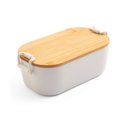 MAHLEB - Caja hermética de PP con tapa de bambú