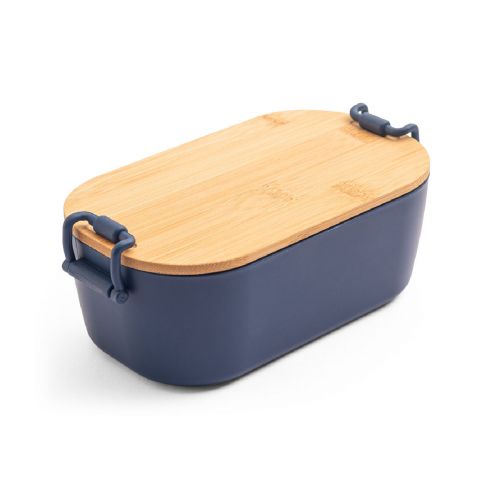 MAHLEB - Caja hermética de PP con tapa de bambú