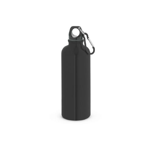 KELCE - Botella de acero inoxidable de pared simple con mosquetón de 550 ml