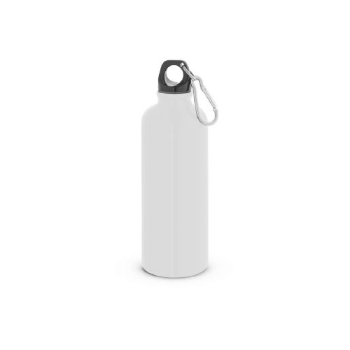 KELCE - Botella de acero inoxidable de pared simple con mosquetón de 550 ml