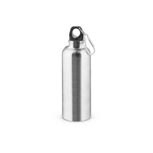 KELCE - Botella de acero inoxidable de pared simple con mosquetón de 550 ml