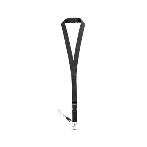 MURRAY - Lanyard de poliéster con mosquetón metálico
