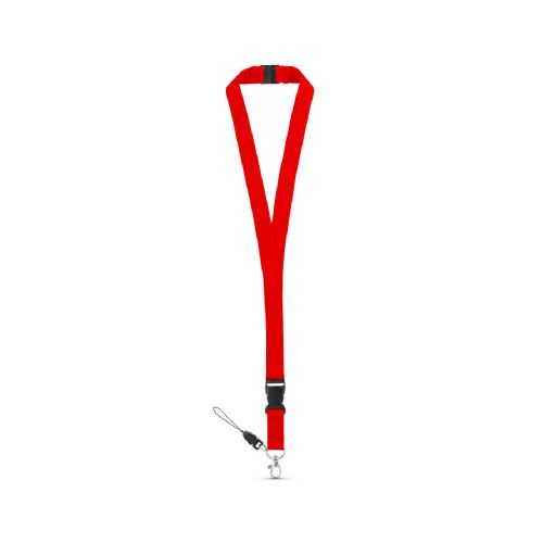 MURRAY - Lanyard de poliéster con mosquetón metálico