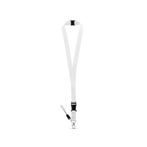 MURRAY - Lanyard de poliéster con mosquetón metálico