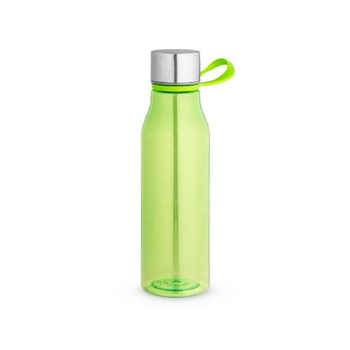 SENNA - Botella de PET reciclado (100 % rPET) con acabado brillante translúcido