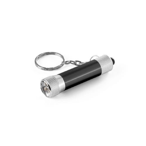 RE-LERGAN - Llavero de aluminio (92% reciclado) con linterna LED de 3 posiciones