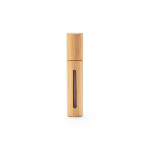REESE - Atomizador de perfume recargable con carcasa de bambú natural