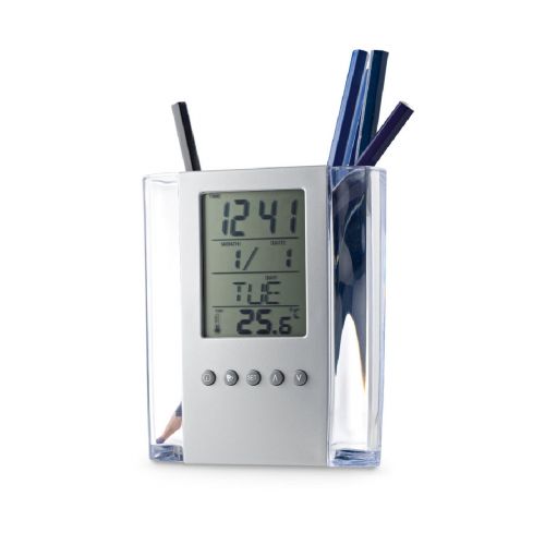 EDEM - Reloj digital multifunción de escritorio con portalápices